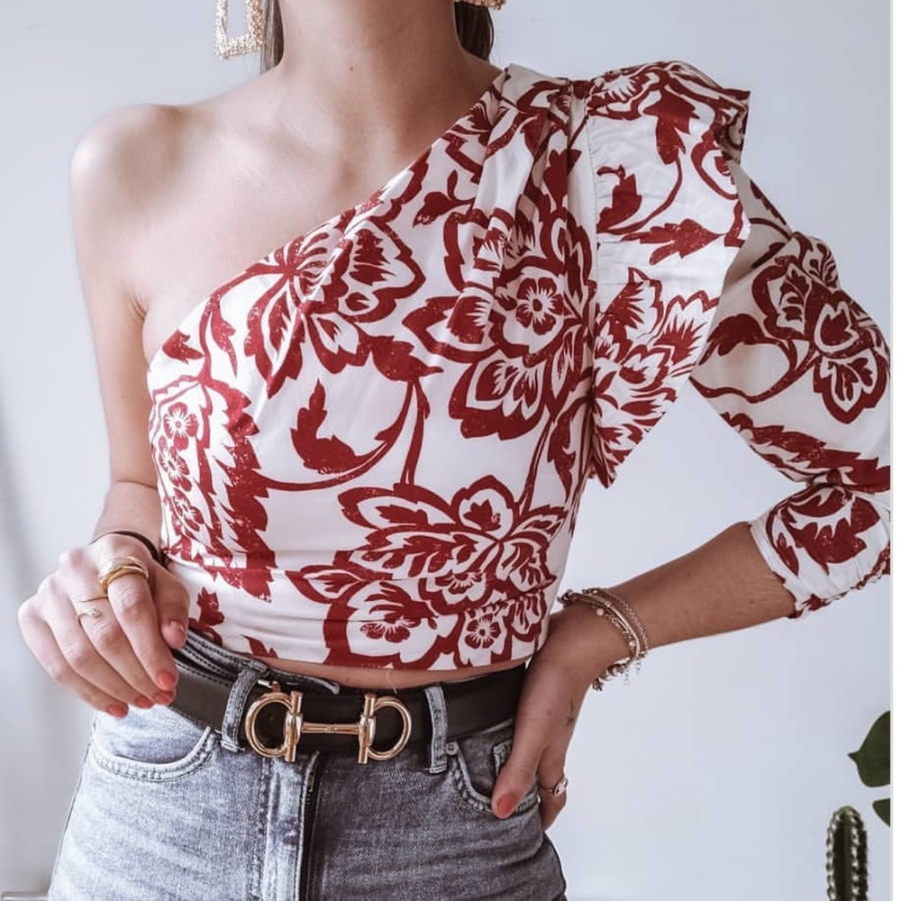 Zara One Shoulder Top